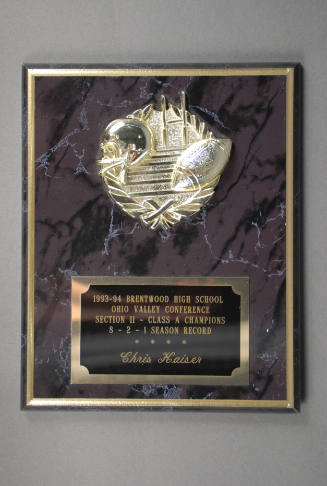 Plaque, Award