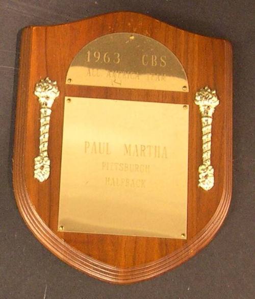 Plaque, Award