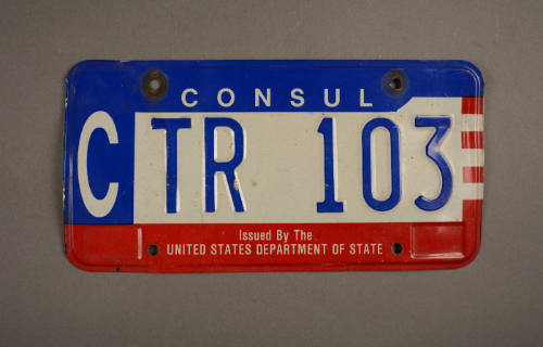 Plate, License