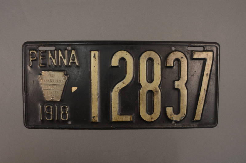 Plate, License