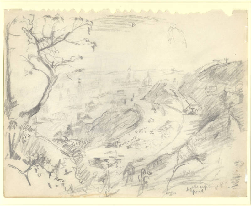 Study for "Construction on Bigelow Boulevard"