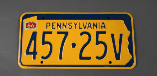 Plate, License